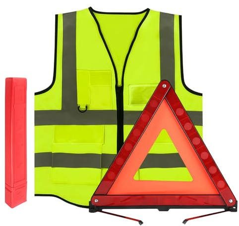 VBGURR Warning Triangles, 2 In 1 Car Emergency Breakdown Safety Triangles