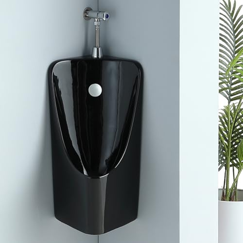 Valvola di limitazione della pressione manuale Orinatoio a parete in ceramica deviatore ad angolo di scarico da uomo Soluzione per WC antigoccia Sistema di drenaggio efficiente