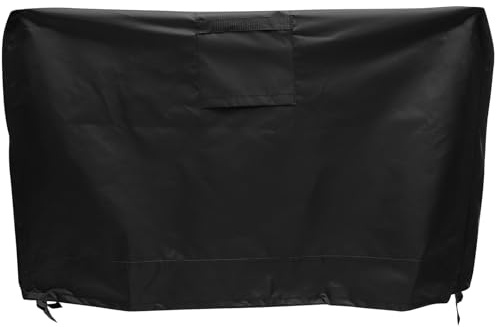 BCOATH Copertura Protezione UV Oxford 420d per Barbecue da Esterno e Dissipazione del Calore, Copri Grill e Resistente per Barbecue Rotondo