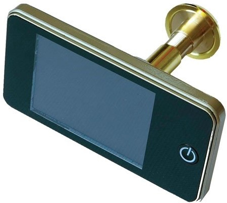 Digital Electronic Peephole - 1.3 MP resolution - 120° viewing angle - SILVER