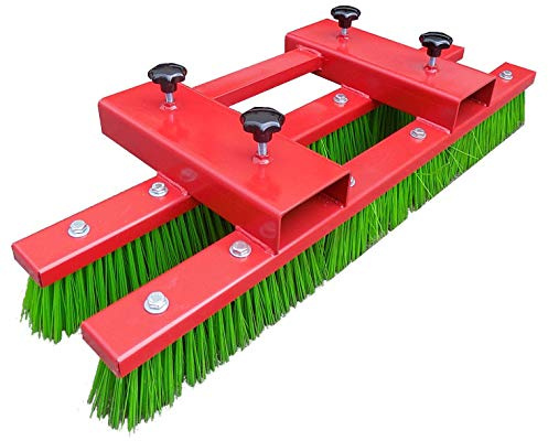 Kehrbesen Besen für Stapler Staplerbesen Anbaugerät 140cm Rot