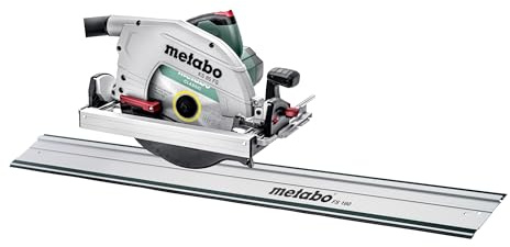 metabo Handkreissäge Set KS 85 FS - 2000 W, 235 mm Sägeblatt, 85 mm Schnitttiefe - Aluminium-Druckguss, Präzisionsschnitte, kompatibel mit metabo Führungsschienen - Inkl. Führungsschiene FS 160