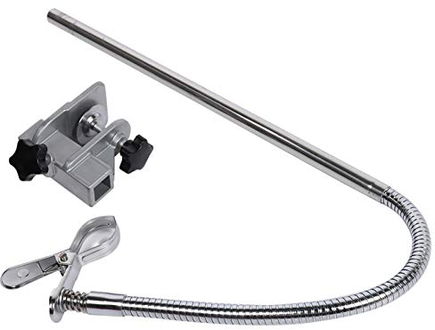 EVTSCAN Supporto per asciugacapelli, Tavolo per toelettatura per Cani, Supporto per Tubo Flessibile per Terzo Braccio Regolabile a 360 °, Accessori per Cani, Accessori per Il Bagno