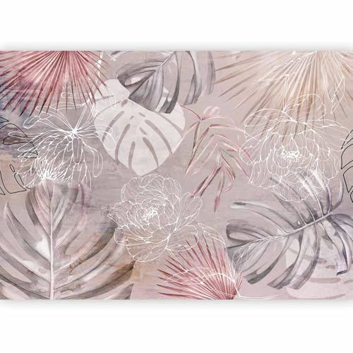 murando - Papier Peint Panoramique Intissé Chambre, Fleurs, 300x210 cm | Fabrication EU, Tapisserie Murales Papier Peint, Revêtement Mural, Papiers Peints, Poster Mural, Fleuri, Décoration