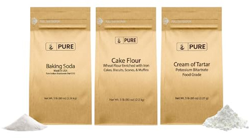 Pure Original Ingredients Baked Goods Bundle (5 lb), Fine Powders, DIY, Baking & More, Pure & Undiluted
