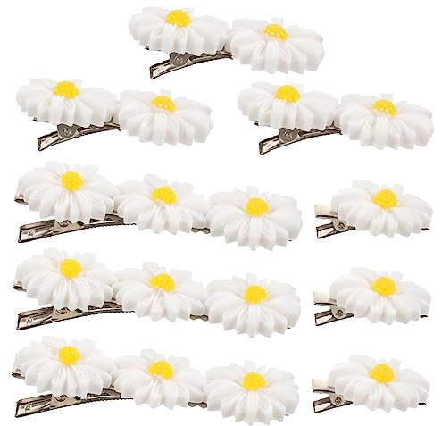 minkissy 9stücke Blumen-haarclip Blumenclips Blumen-haarnadeln Blumen-haarspangen Haarspangen Für Mädchen Haarschmuck Für Damen Kleine Blumenclips Leicht Anzuziehen Fixiert