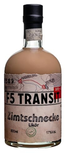 Zimtschnecken Likör 0.5l (17% Vol) No. 5569 - F5 Transit - Fein-Cremiger Zucker- und Zimtlikör | Schwechower Brennerei (1229)