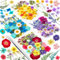 Vautvi 159 Fiori Secchi Per Resina Candele, Fiori Secchi Con 1 Pinzetta, Fiori Secchi Veri Pressati Composizione Fiori Secchi Per Unghie Fai Da Te Candele Decorazioni Scrapbooking