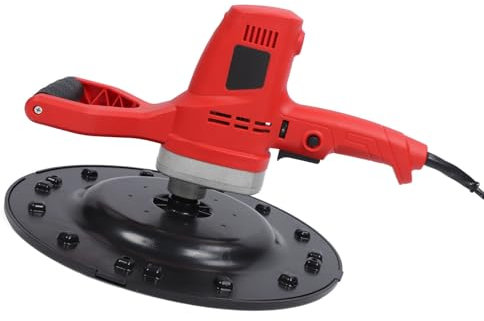 Máquina Alisadora de Paredes de 390 W, 80 a 200 Rpm por Minuto, 6 Niveles de Velocidad, Máquina de Acabado de Mortero de Cemento Ajustable, Paleta de Enyesado de Mortero de