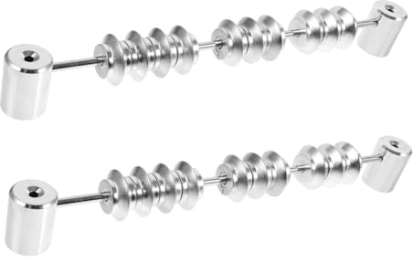 VICASKY Contatori in Plastica per 2 Pezzi Segnapunti Calcio Balilla Argento , Design Multi-funzionale e Pratico per Calcio Tavolo Professionale da Esterno