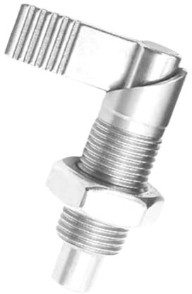 Colcolo Pan de pestillo cargado de resorte Indexación de pasador retráctil M12x1.5 fácil de usar conveniente con muesca de parada para máquinas expendedoras