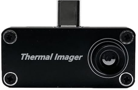 Asyduey Mini Imageur Thermique Infrarouge pour Téléphone, Dispositif D'Imagerie Infrarouge Externe, Petite Caméra D'Imagerie Thermique pour Téléphone Portable Android