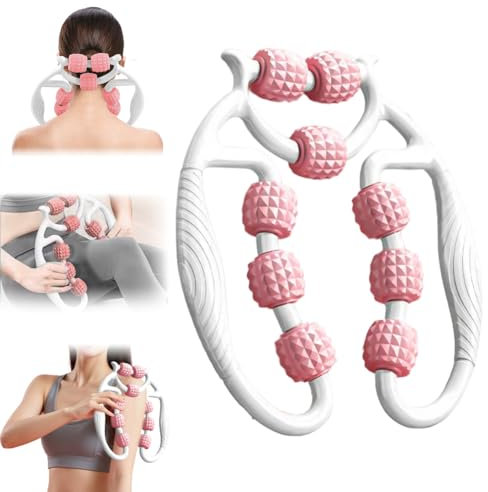 Benmassageapparat 2025 – massagerullben för muskelavslappning, främja fettförbränning och blodcirkulation – anti-celluliter massagerulle för lymfdränering – bärbar massageapparat för hemmet