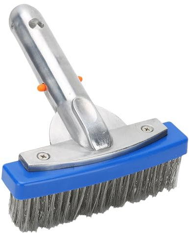 Cepillo de Piscina de Acero Inoxidable Cabello Acero Duro Elástico Alta Eficiencia para la Herramienta Pared la Piscina