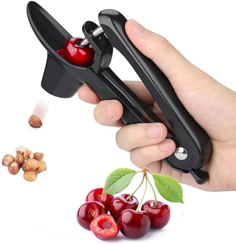 Ferizzia Snocciolatore per Ciliegie, Denocciolatore per Ciliegie e Prugne, Snocciolare Le Cherry Facilmente e Olive, con Lama in Acciaio Inossidabile, per Preparare Marmellata di Cherry, Cucinare