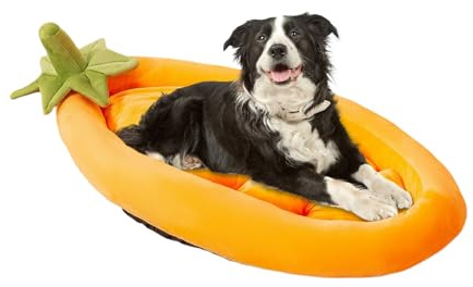 Generisch Hundebett Für Welpen - Auberginenfarbenes Haustierbett,Abnehmbar rutschfest Warm Nest für Innen Außen Camping Wohnung Haus Hundezwinger Box Auto
