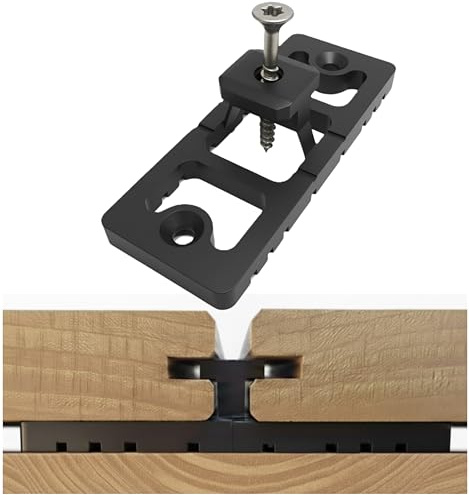 100 Stk. Kombi Abstandhalter Terrassendielen Inkl. Schrauben, verdeckte Befestigung/WPC Clips 5 mm/Terrassenklammer mit Fugenbreite 5 mm und abstand zu UK