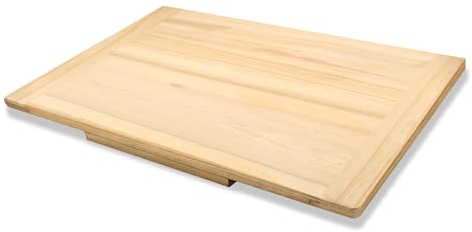 DEMOLLI 10721 Planche à pâtes et Pizzas et gâteaux, Bois d'épicéa, Naturel, 80 x 48 x 1,7 cm