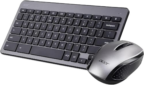 Acer Pacchetto tastiera e mouse wireless: include mouse ottico wireless RF, tastiera wireless RF e ricevitore USB