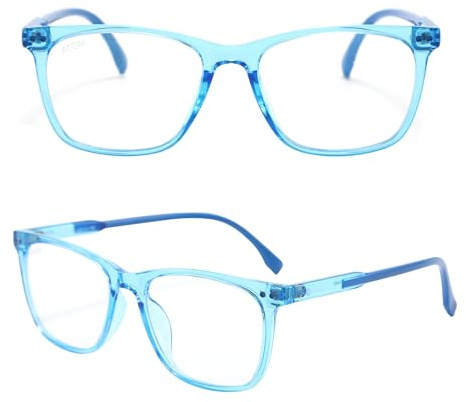 ATOM Blue Light Blocking Glasses for Kids (Age 5-12) - 100% UV Protection & Anti Glare Blue Rays Blocking Eyeglasses for Computer & Gaming | Adjustable Frame Eyewear for Boys & Girls