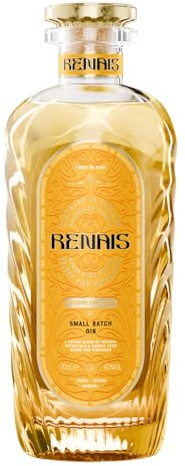 Renais Gin| von Alex & Emma Watson | hergestellt mit echten Grand Cru Trauben| frisch, mineralisch & honigsüß im Geschmack | klimaneutral zertifiziert | 40% vol. | 700ml