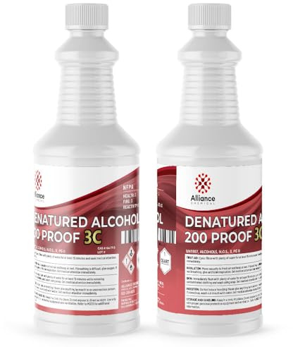 Alliance Chemical Denatured Alcohol 200 Proof 3C - 2 Quarts