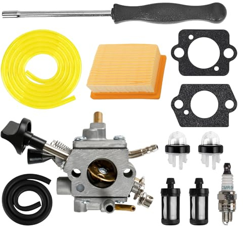 Kit de carburateur 4283-120-0601 pour souffleur de feuilles STIHL BR800 BR800X BR800CE, ensemble de carburateur BR800 avec bougie d'allumage, ampoule d'amorçage et filtre à carburant