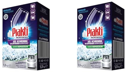 dr.Prakti Spülmaschinensalz 1,5 kg Pulver (Packung mit 2)