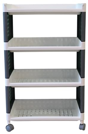 TRADE PRICE DEALS 4 Tier Kitchen Bathroom Trolley Rack Holder Storage Shelf Organiser Wheels