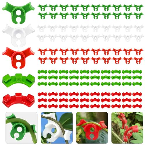 120 Stück Pflanzenbieger, Pflanzenclips, 90 Grad Pflanzen Bieger Clips, pflanzenklammern biegen, Pflanzentrainer für Niedrige Belastung, Zum Biegen Von Pflanzenstämmen Und Ändern Der Wuchsrichtung