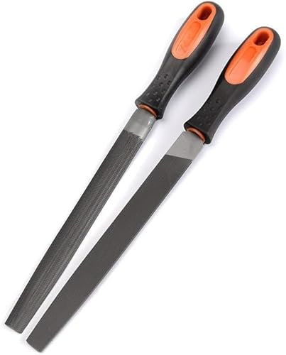 Set 2 Lime Metallo 8 Inch Piatto E Mezzotondo Acciaio Al Carbonio Per Legno Metallo Plastica Utensili Professionali