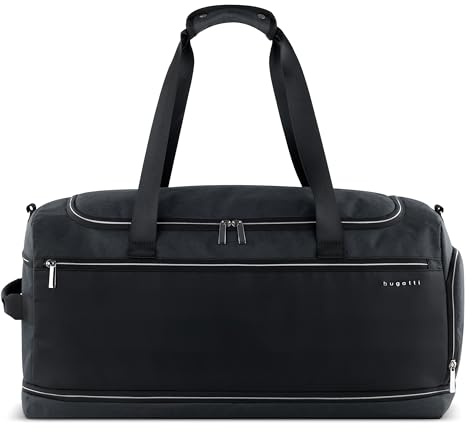 bugatti Sera Reisetasche mit Schuhfach, Weekender mit Trolley-Aufsteckfunktion, anthrazit