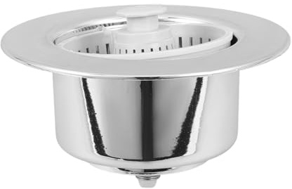 jojofuny Sink Strainer Stainless Steel Mesh Basket for Kitchen Sink Drain Food Residue Catcher Household Filter