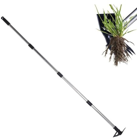 Oreilet Hoe Garden Tool, Zappe da 63 Pollici con Coltivatore di Zappa a 5 Pitine, Manico Lungo, Strumenti di Erbacce Manuali per Il Diserbo di Piantare Il Giardinaggio All'aperto