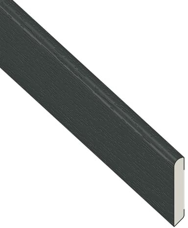 UPVC Plastic Trim 45mm x 5m - Anthracite Grey Architrave Skirting Board/Window Finishing Trim