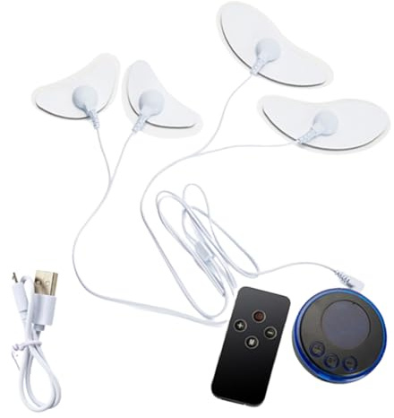Dispositivo per il lifting del viso, massaggiatore facciale con cuscinetti patch Stimolatore dei muscoli del viso a 8 modalità Dispositivo di sollevamento a microcorrente 19 velocità per dimagrim