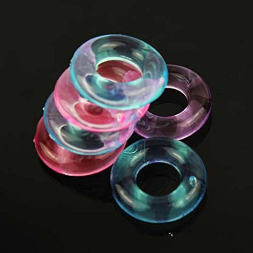 Silikon Zeit Verzögerung Penis Ring, Farbe Zufällig (10 Stücke) | Cock Ringe, Erwachsene Produkte, Männlichen Sex Spielzeug, Kristall Ring