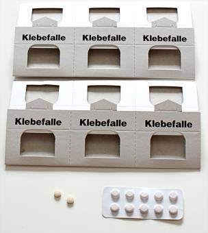 Heimchenfallen Schabenfallen Insektenfallen Klebefallen mit extra Lockstoffköder (3x3 (= 9 Stück))