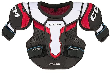 CCM Jetspeed FT 680 Eishockey Schulterpolster, Senior (Größe: L)