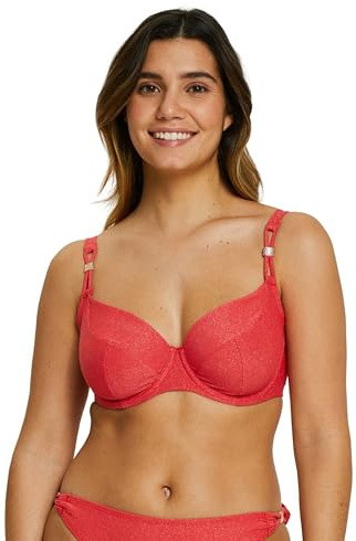 sans Complexe Femme Bask Bliss_78aak51 Haut De Bikini, Rouge Poppy, 90C EU