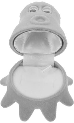 TINEASUR Scatola Portaconfetti Per Matrimonio Elegante Contenitore in Materiale Floccato Per Occasioni Speciali