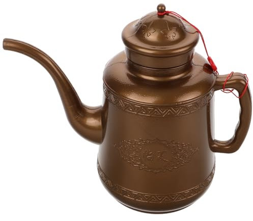 Ciieeo Tetera Vintage Jarra De Agua De Estilo Chino Jarra De Agua De Plástico De 2 5 L Jarra De Té Helado Jarra Para Agua Fría Y Caliente Zumo Leche Bebida Nevera De Cocina
