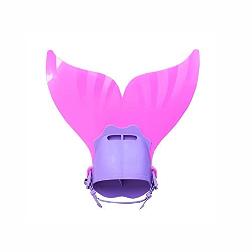 Pinne da nuoto regolabili， pinne Pinne da nuoto regolabili Pinne da sirena Pinne da immersione Pinne da nuoto Pinne da piede Scarpe da allenamento for sport acquatici(Pink)