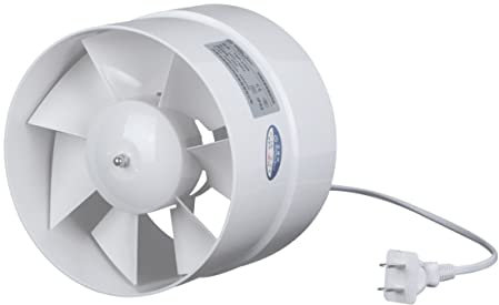 DOITOOL Silent Circular Exhaust Fan Ventilation Fan for Kitchen Bathroom Toilet Window Ceiling High Efficiency