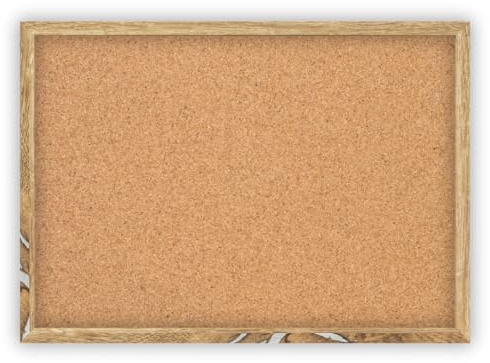 Clamaro Memo, anslagstavla, kork 30 x 20 med ram | återvunnet trä silver | korkvägg med MDF-träbildramar och metallhängare (qerformat och porträttformat) | inkl. 10 häftstift