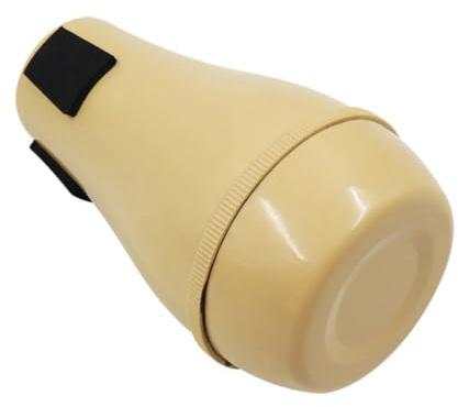 BESPORTBLE Long-go Weak Tone Instrument Trombone Mute Plunger for Tenor Horn Mute Noise Reduction Accessory