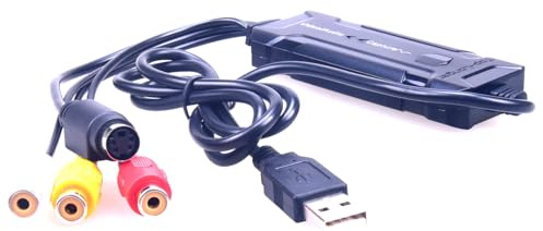 Top-Longer VHS to DVD Converter/USB 2.0 Audio Video Grabber Capture Card/Video to Digital Converter for Windows Mac,iMac, PC
