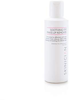 SKINICIAN Soothing Eye Makeup Remover | Daily Use Face Cleanser - Gentle on Eyes and Eyelashes | - Lash Cleanser with Vitamin E - Vegan & Cruelty-Free Skincare (100ml)