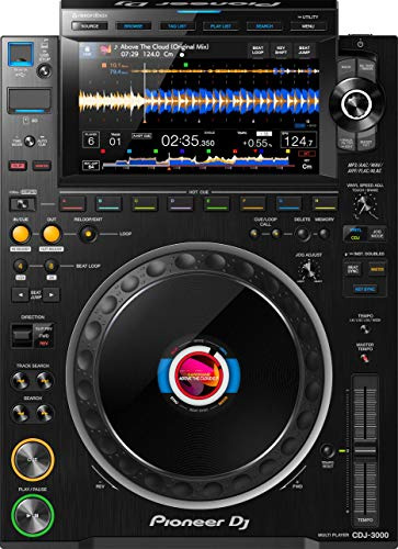 Pioneer CDJ-3000 DJ Multi-Player - Schwarz - USB mit MP3s - Ethernet - Lautsprecher, Kopfhörer