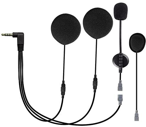 QSPORTPEAK Q7 Accessori Microfono Cuffia Originali per Interfono Bluetooth per Moto Q7/Q2/V6/V6 Pro/V4 Plus